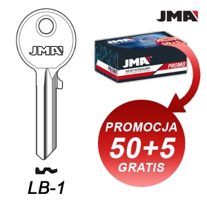 ~ JMA 025 - klucz surowy - LB-1 - pakiet 55 sztuk